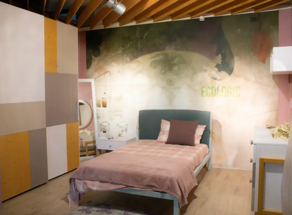 Cameretta Urban time Callesella letti a terra in offerta