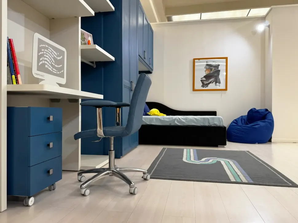 Cameretta Vogue Moretti compact camerette con letto a ponte a prezzo scontato