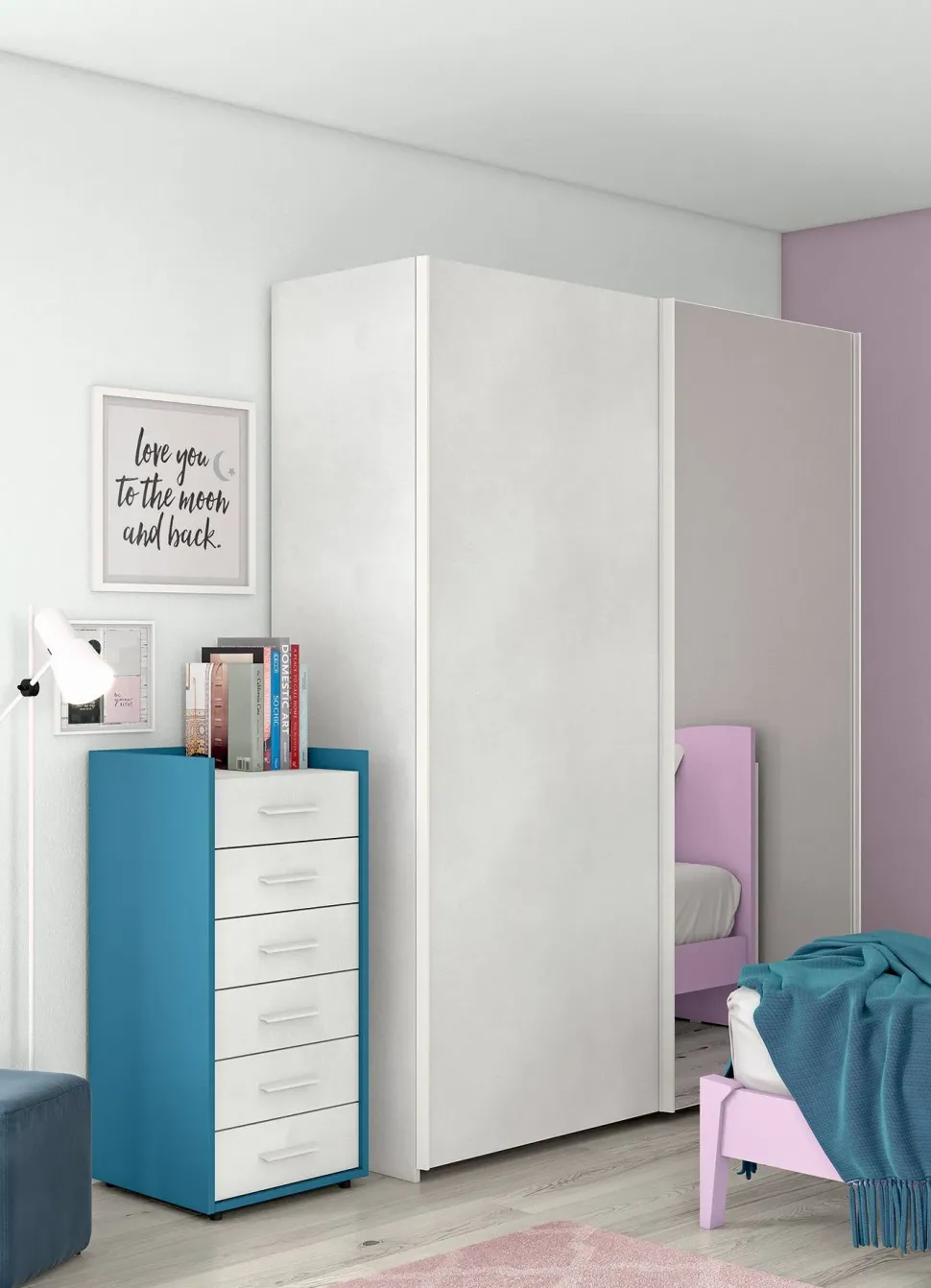 Cameretta Volo c 308 Colombini casa con letto una piazza e mezza in offerta