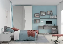 Cameretta Volo c310 Colombini casa in laccato opaco in Offerta Outlet