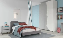 Cameretta Volo c310 Colombini casa in laccato opaco in Offerta Outlet