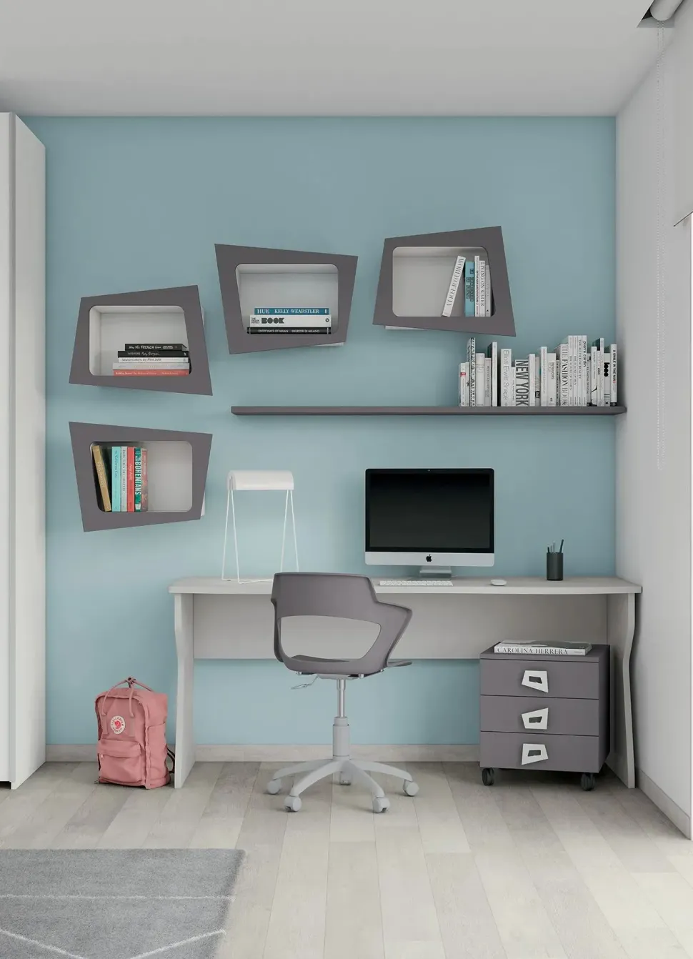 Cameretta Volo c310 Colombini casa in laccato opaco in Offerta Outlet