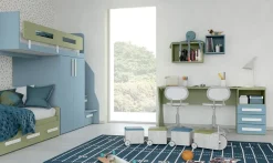 Cameretta Volo c315 Colombini casa con letto a soppalco scontata