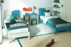 Cameretta Volo c3309 Colombini casa con letto a terra a prezzo Outlet