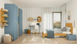 Cameretta Volo Colombini casa in laminato opaco in Offerta Outlet