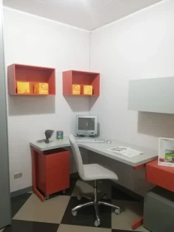 Cameretta Young collection Moretti compact camerette in laccato opaco a prezzo Outlet