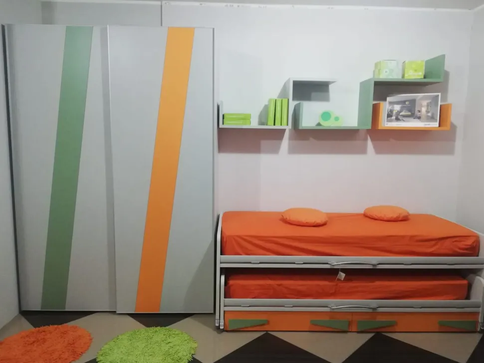 CAMERETTA Young collection Moretti compact camerette a PREZZI OUTLET