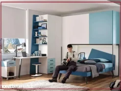 Cameretta Young yc313 Moretti compact camerette con letto a ponte scontata