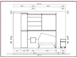 Cameretta Young yc313 Moretti compact camerette con letto a ponte scontata