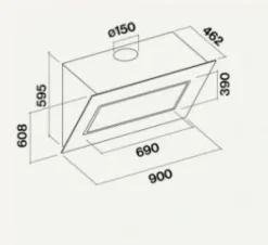 Cappa modello Quasar Falmec a prezzo scontato