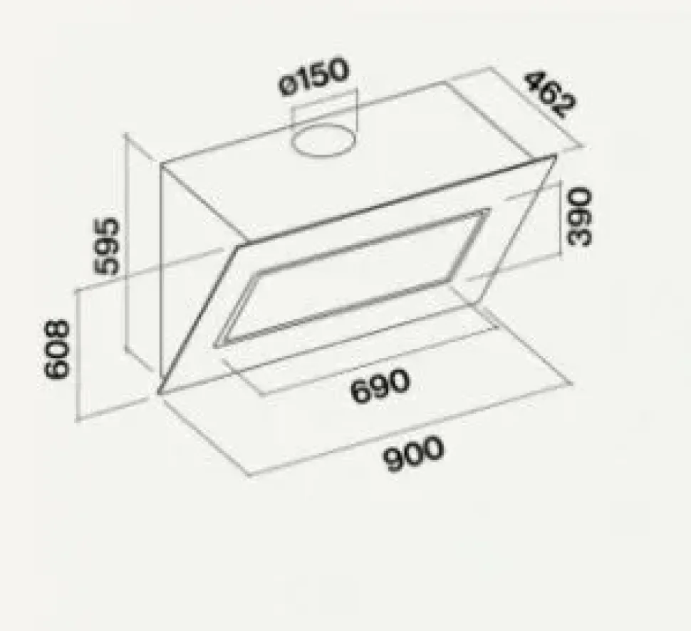 Cappa modello Quasar Falmec a prezzo scontato