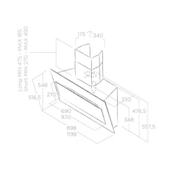 Cappa modello Vertigo Elica a prezzo scontato