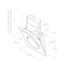 Cappa per cucina Oemme a marchio Elica scontata