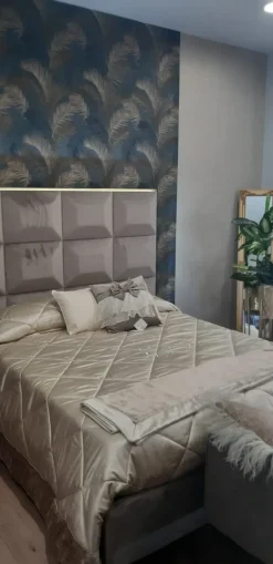 Carta da parati per camera da letto modello Felce scontata