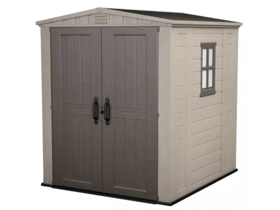 Casetta Factor 6x6 per l'esterno a marchio Keter a prezzo ribassato