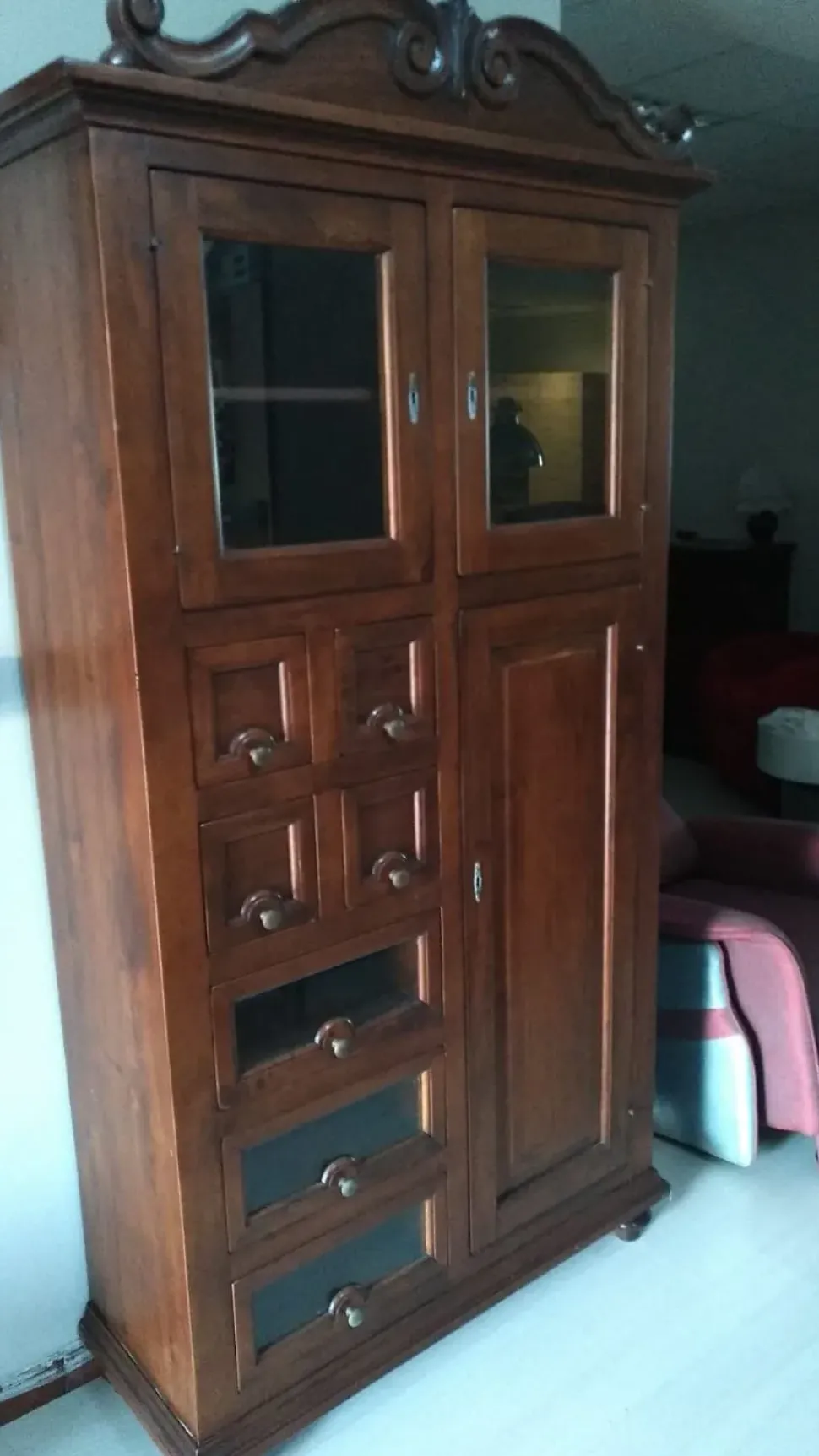 Cassetiera modello Pastaia in Legno Artigianale scontata