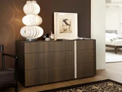 Cassettiera Abaco comò gola per una camera Moderna a marchio Sangiacomo scontata