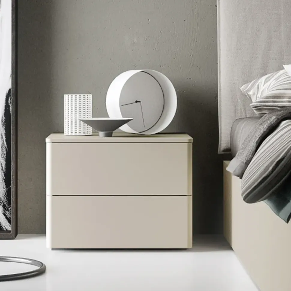 Cassettiera Angolo smussato Novamobili in Laccato opaco con forte sconto