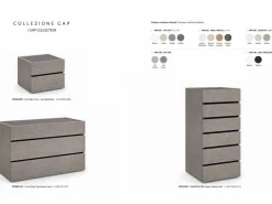 Cassettiera Design modello Gap a marchio Zg mobili a prezzo scontato