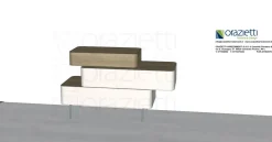 Cassettiera Elite Voltan in Legno in offerta