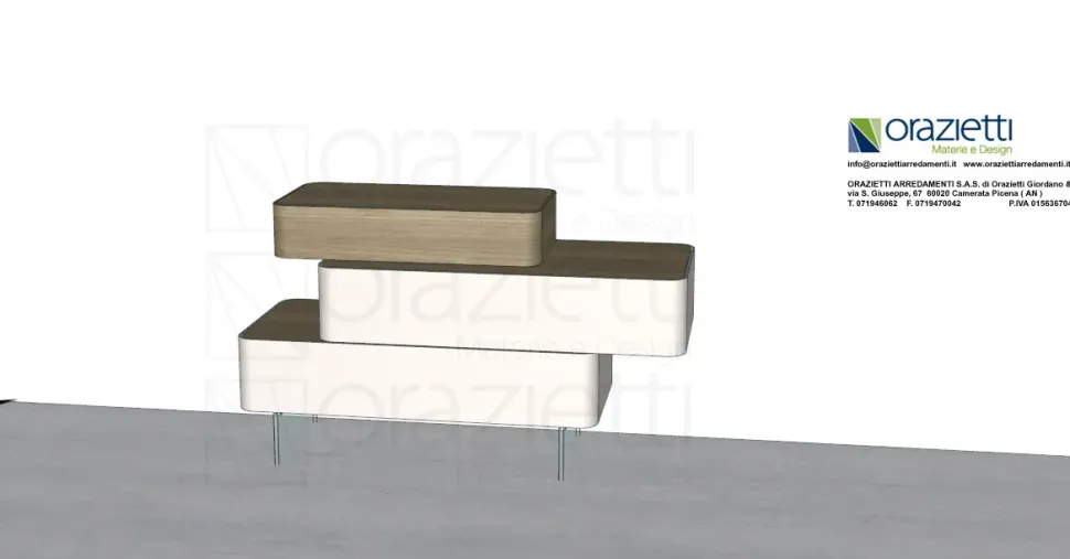 Cassettiera Elite Voltan in Legno in offerta