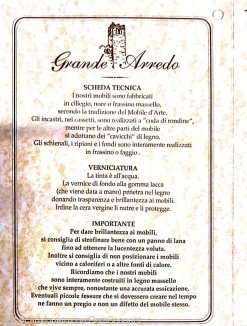 Cassettiera Gruppo in ciliegio massello Grande arredo in Legno in offerta