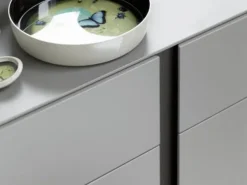 Cassettiera in Laccato opaco Abaco settimanale con gola Sangiacomo in Offerta Outlet