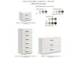 Cassettiera in Laminato Simple incly Zg mobili a prezzo Outlet