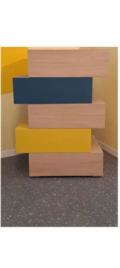 Cassettiera in Laminato Wallbox Moretti compact camerette a prezzo Outlet