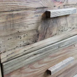 Cassettiera Legno riciclato Outlet etnico in Legno a prezzi convenienti