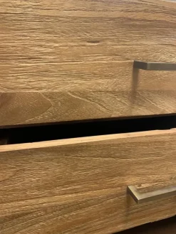 Cassettiera modello Cassettiera teak 7css in Legno Outlet etnico scontata