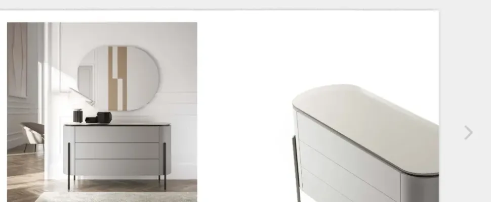 Cassettiera modello Mod bacci in Laccato opaco Artigianale in Offerta Outlet