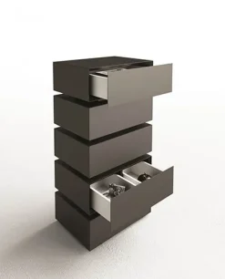 Cassettiera Nyc & pisa per una camera Design a marchio Minotti italia scontata