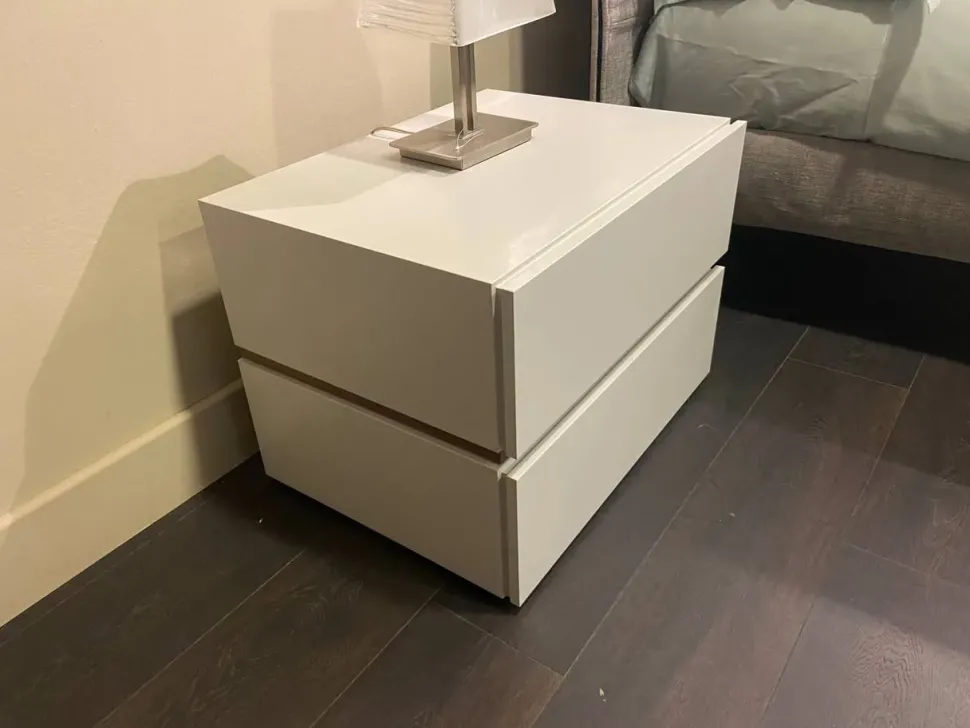 Cassettiera People Pianca in Laccato opaco a prezzi outlet