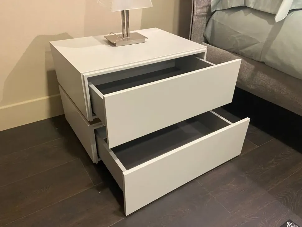 Cassettiera People Pianca in Laccato opaco a prezzi outlet