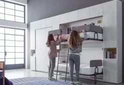 Clever letto castello a scomparsa Nikai up prezzo outlet