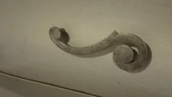 Codia Camera Gruppo letto Moderne in foglia argento Comò e comodini