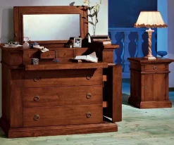 Comò Comò-secretaire con fianchi apribili scontato del 50% Artigianale in legno a prezzo ribassato