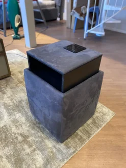 Comodino Bolzan modello Ares a prezzo ribassato in ecopelle