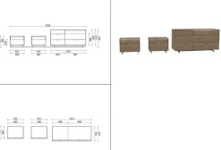 Comodino Cabaret Sangiacomo a prezzo scontato