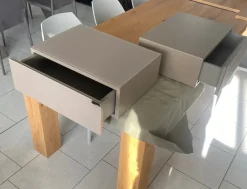 Comodino Comodini sospesi vetro lago di Lago a prezzo scontato