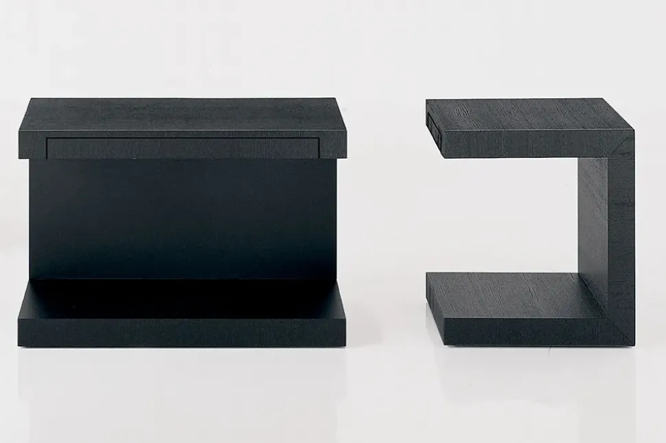 Comodino Comodino aero 2 in ardesia di Distribuzione grandi marchi scontato del 55%