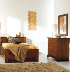 Comodino Falegnameria italiana modello Comò contadino f817 a prezzo scontato in legno