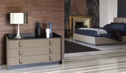 Comodino modello Gentleman di Flou