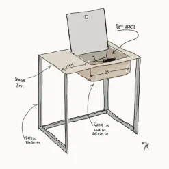 Comodino Taschino 643 - zanotta  Zanotta a prezzo scontato