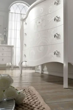 Comodino Trittico fiore Artigianale a prezzo scontato