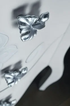 Comodino Trittico fiore Artigianale a prezzo scontato