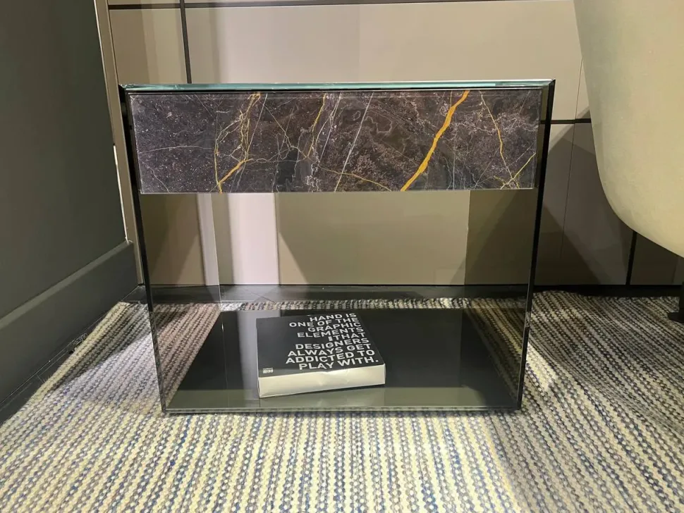 Comodino Upglass di Lago a PREZZI OUTLET