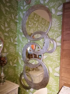 Complemento Pintdecor Specchiera decorativa in foglia argento