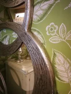 Complemento Pintdecor Specchiera decorativa in foglia argento